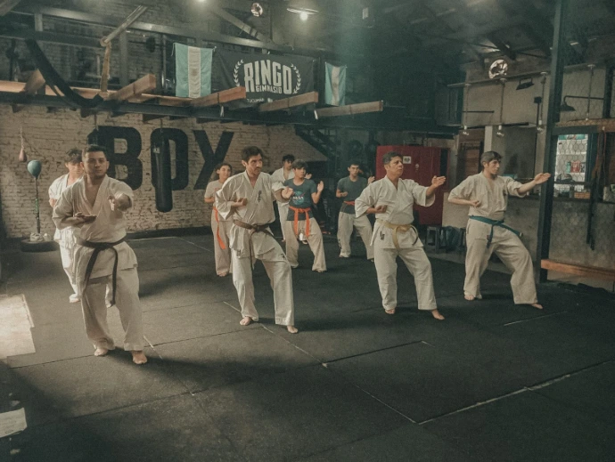 Clase de Kyokushin Karate en Kamae Dojo, Tucumán